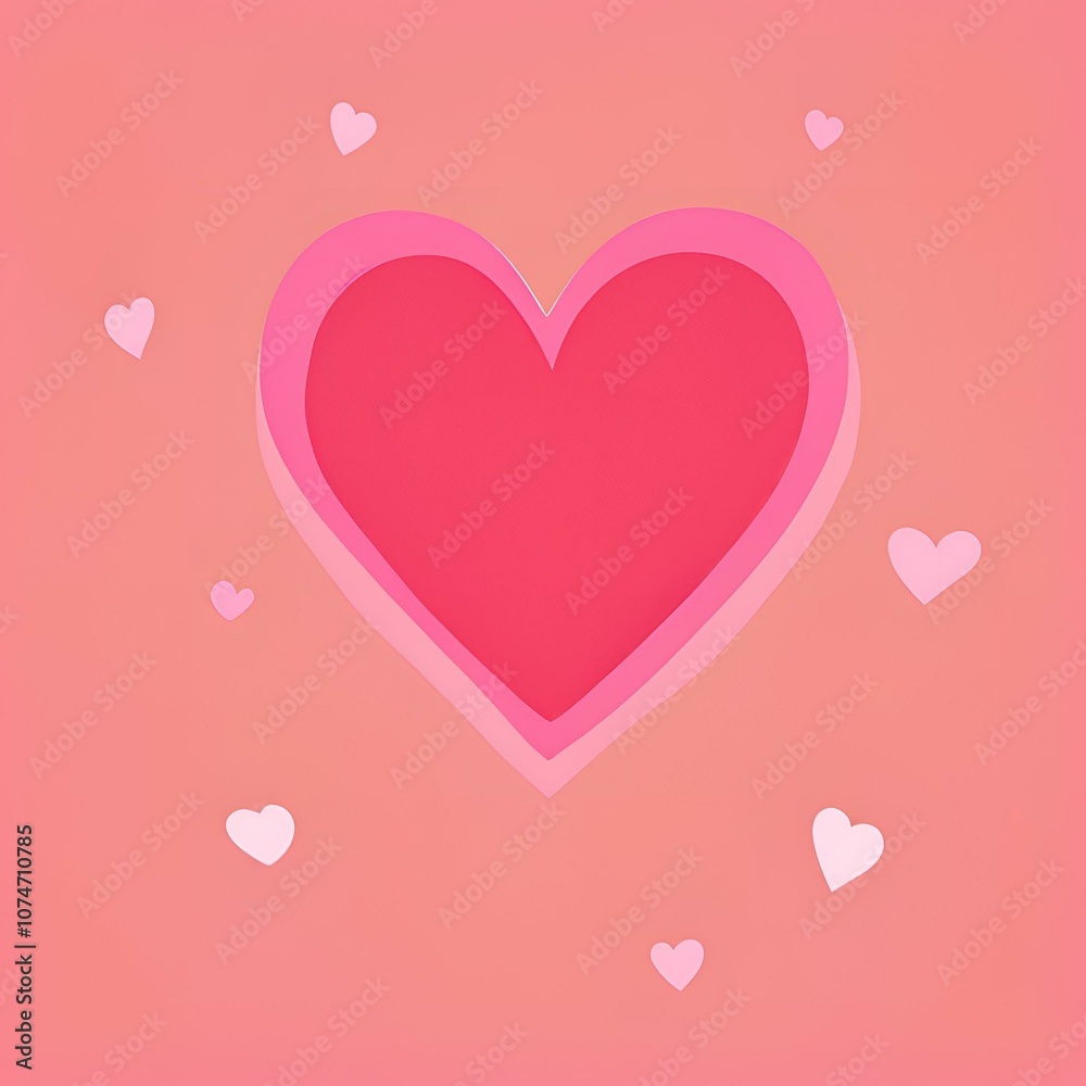 pink background with hearts pink background with hearts