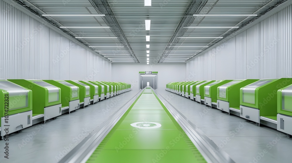 Explore the innovative design of a modern automated storage facility with green technology features Explore the innovative design of a modern automated storage facility with green technology features
