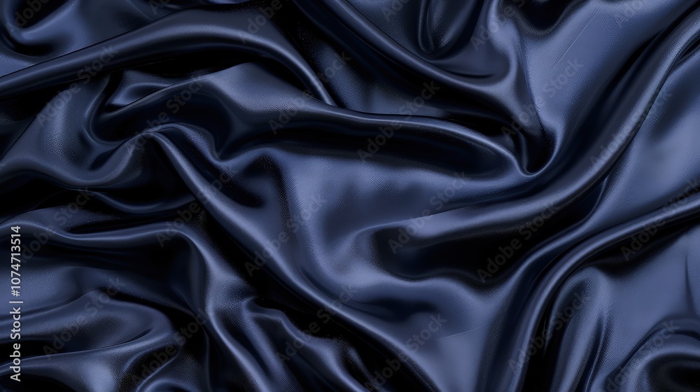 Obraz premium abstract crumbled black fabric background 