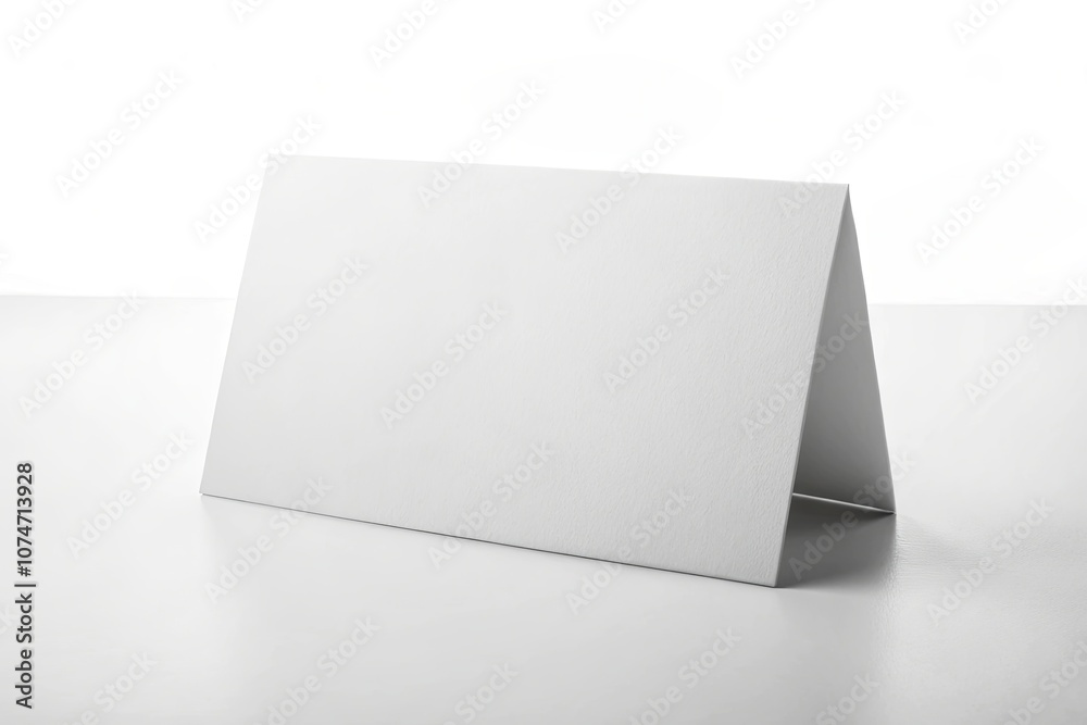 Table Paper Card Horizontal. Mockup. Table Paper Card Horizontal. Mockup.
