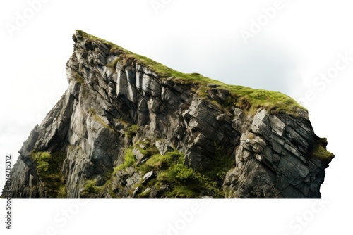 Mountain cliff outdoors nature rock.