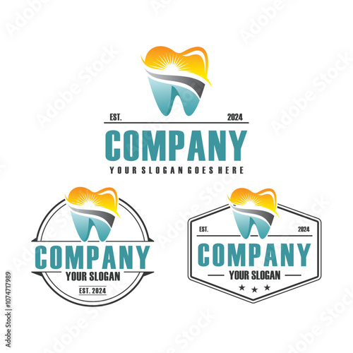 dental logo , dentist logo vector