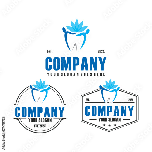 dental logo , dentist logo vector