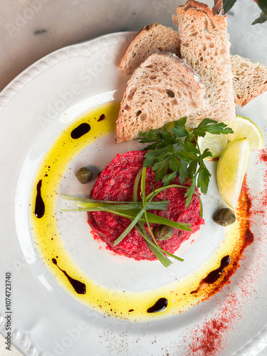 Steak tartare photo