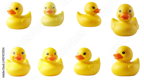 Yellow rubber ducks