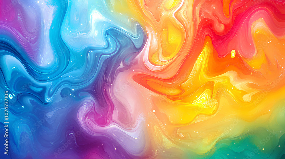 Colorful paint abstract background