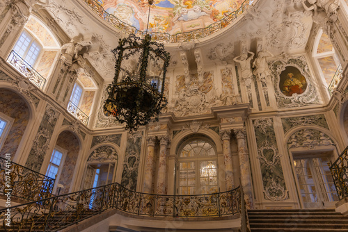 interior of the Augustusburg and Falkenlust palaces in Brühl