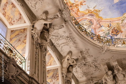 interior of the Augustusburg and Falkenlust palaces in Brühl