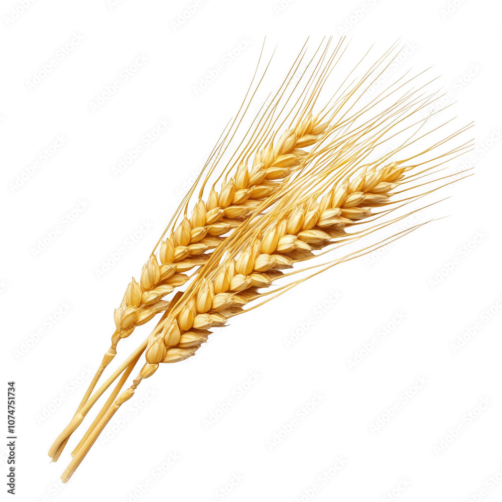 Golden Wheat Ears - A Bountiful Harvest Symbol Golden Wheat Ears - A Bountiful Harvest Symbol