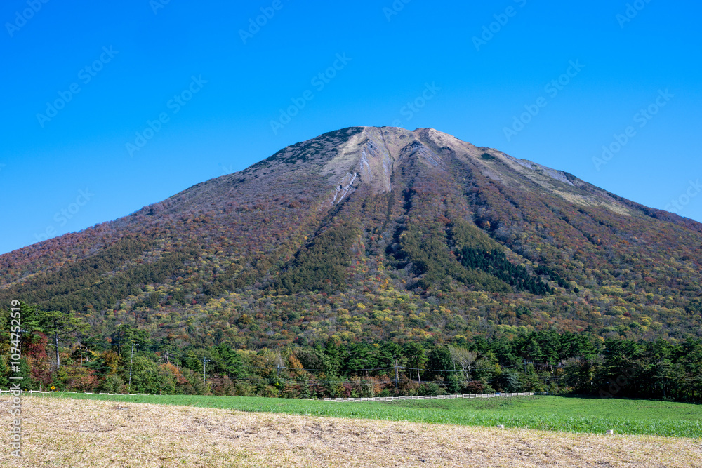 日本の鳥取県の大山の美しい風景