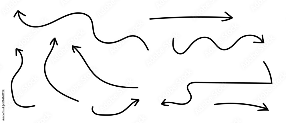 Set of simple lines hand drawn black arrows in various style. Set of simple of hand drawn black arrows. Set of simple lines hand drawn black arrows. Various of simple lines arrows collection Set of simple lines hand drawn black arrows in various style. Set of simple of hand drawn black arrows. Set of simple lines hand drawn black arrows. Various of simple lines arrows collection
