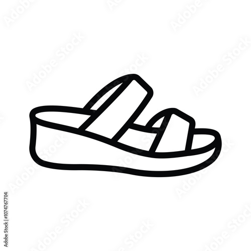Get this creative icon of sandals