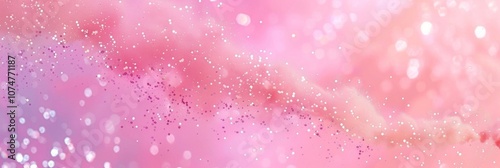 Light pink pastel glitter background with fireworks texture shimmering sparkling.