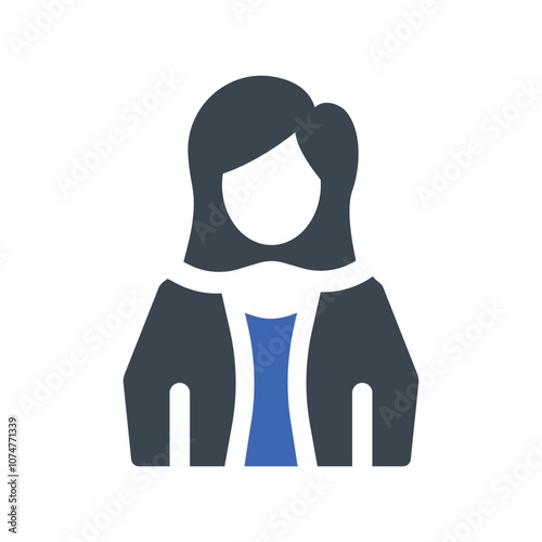 Female millennial icon