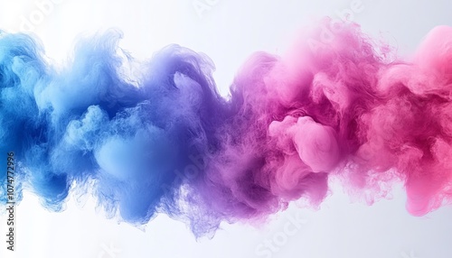 Pastel Swirls Abstract Background, Artistic Cloud Of Ink, Abstract Colors, Delicate Color Flow