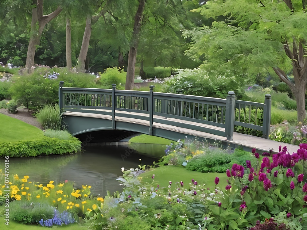 Fototapeta premium garden in the park