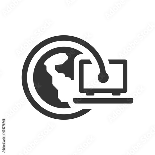 Digital freelance icon