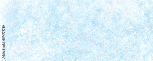Textured Concrete Wall in Soft Blue with Faded White Highlights and Subtle Aging Effects
