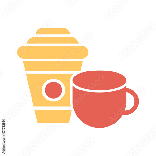 Coffee or Tea Vector Icon