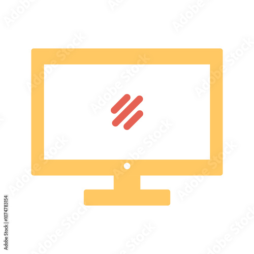 Monitor Vector Icon