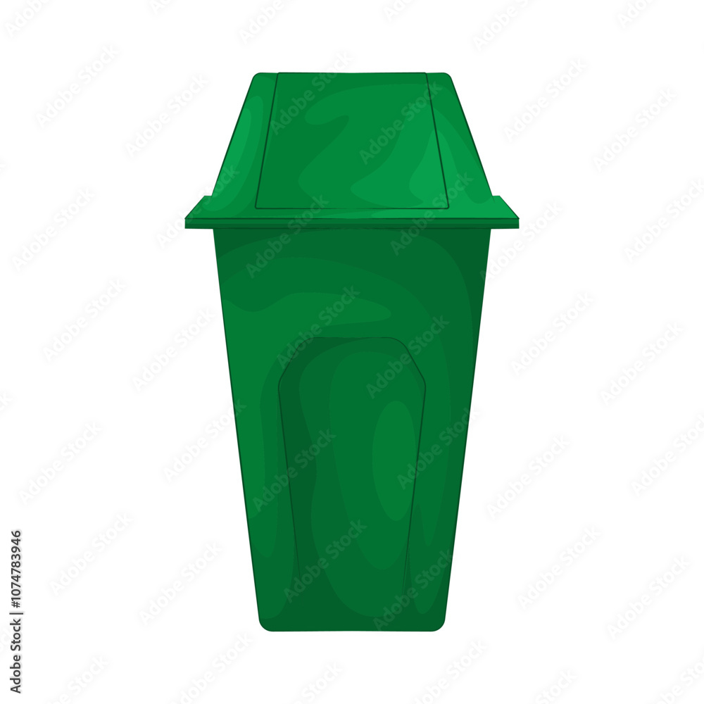 Illustration of trash bin Illustration of trash bin