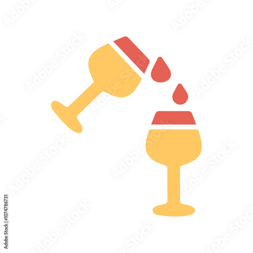 Wine Sip Vector Icon