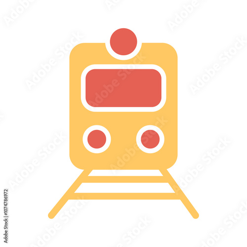 Railway Car Vector Icon