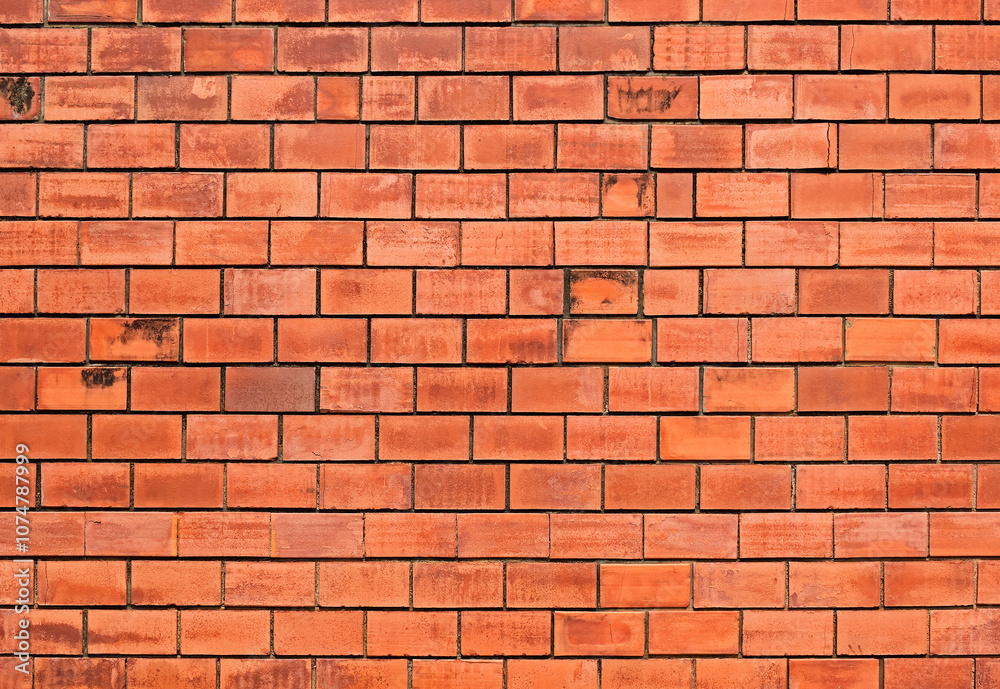 Red brick wall texture background, Ribeirao Preto, Sao Paulo, Brazil Red brick wall texture background, Ribeirao Preto, Sao Paulo, Brazil