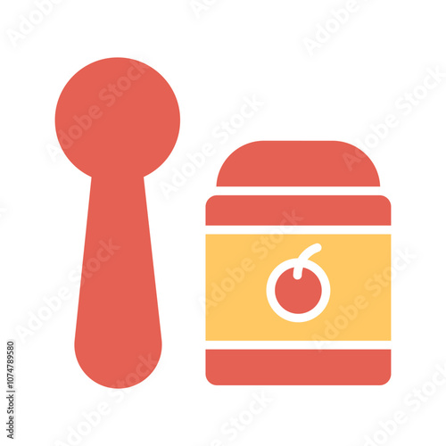 Feeding Spoons Vector Icon