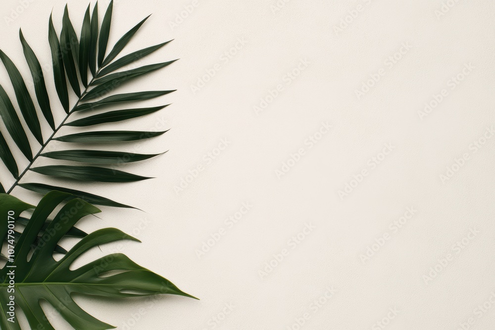 Delicate Green Leaf on a Soft Focus White Background in a Realistic Close-Up Composition Delicate Green Leaf on a Soft Focus White Background in a Realistic Close-Up Composition