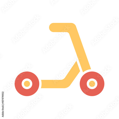 Kick Scooter Vector Icon