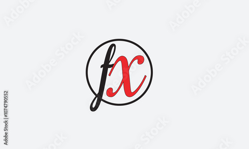 FX, XF , F , X , Abstract Letters Logo Monogram photo