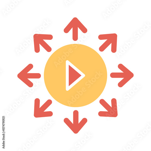 Viral Content Vector Icon