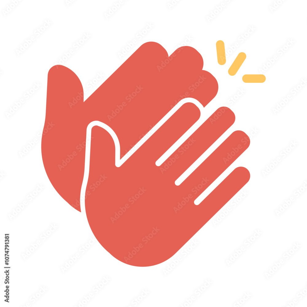 Clapping Hands Vector Icon Clapping Hands Vector Icon
