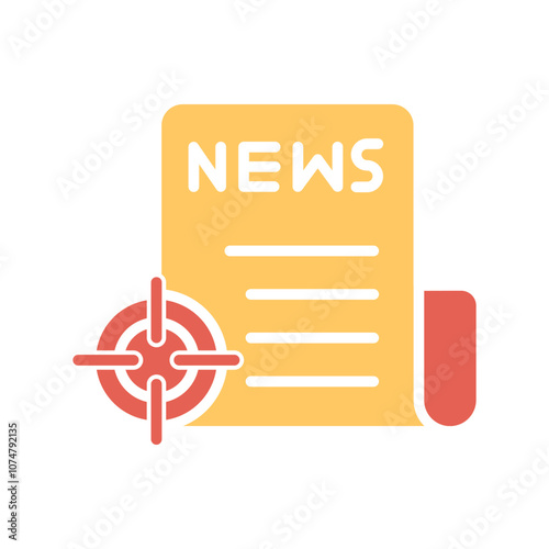 News Scoop Vector Icon