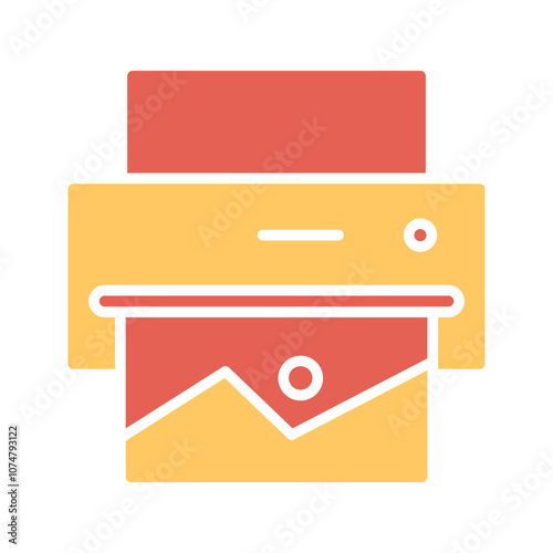 Photo Printing Vector Icon