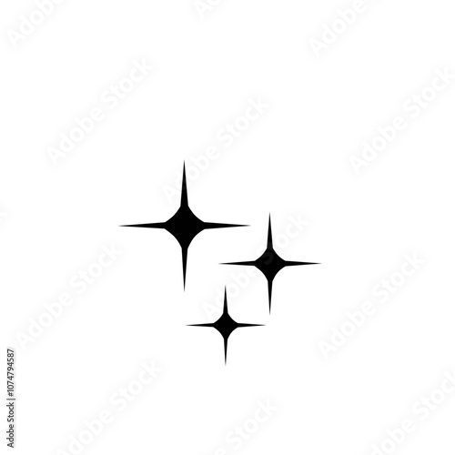 Sparkling star icon