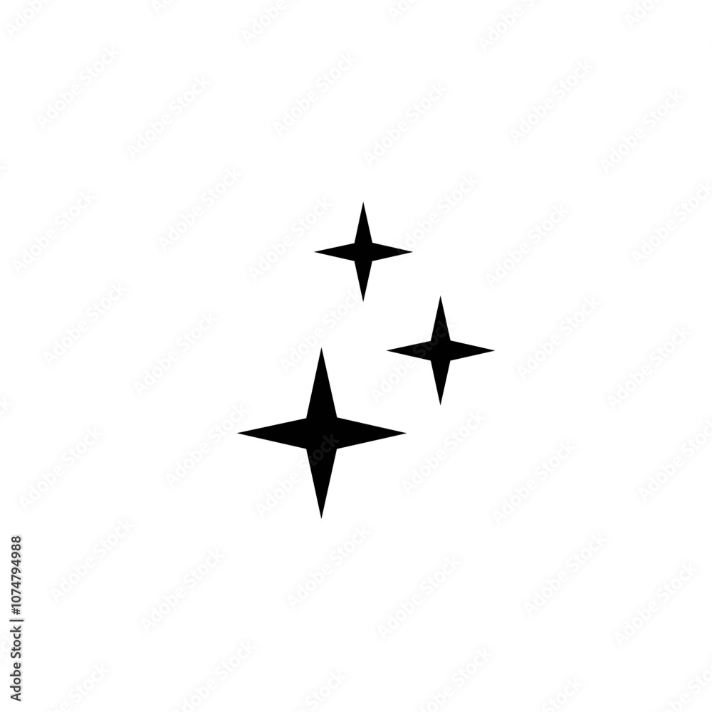 Sparkling star icon Sparkling star icon