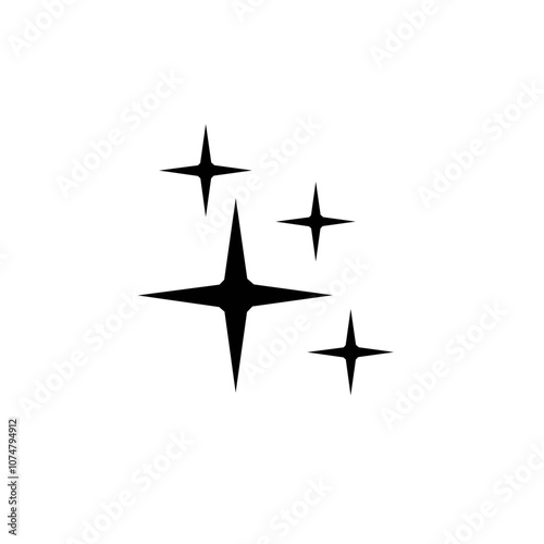 Sparkling star icon