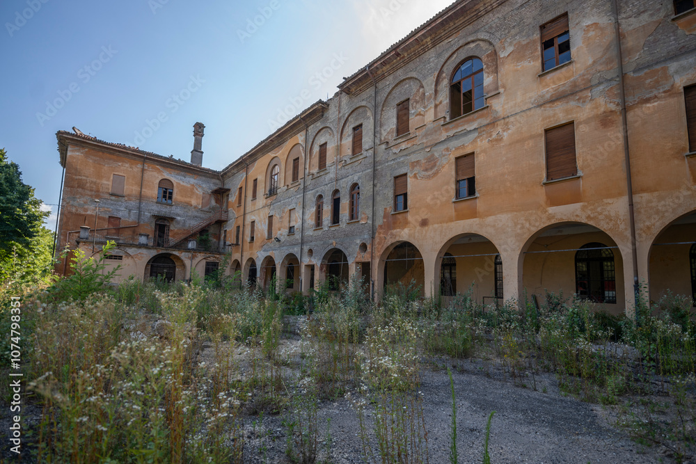 Fototapeta premium Haunted Seminary with the Blue Chapel: An Italian Ghost Story