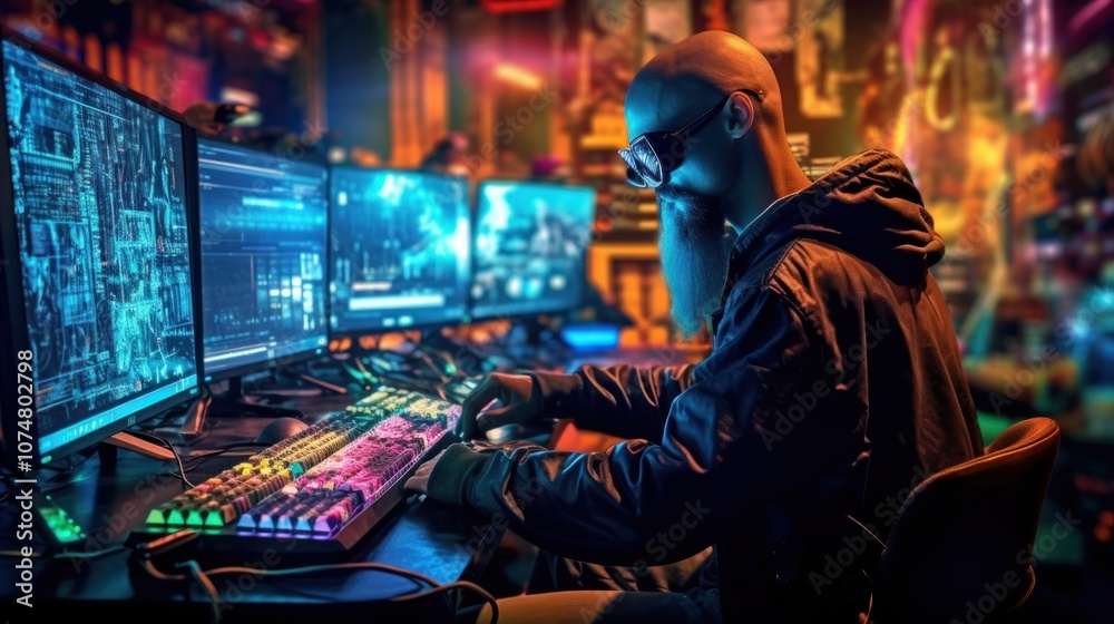 Cyberpunk Gamer Cyberpunk Gamer