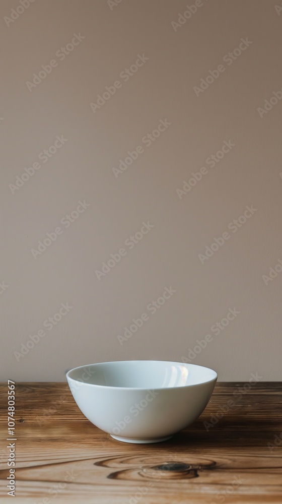 Minimalistic image of a traditional sweet delicacy in a simple bowl on wooden table Minimalistic image of a traditional sweet delicacy in a simple bowl on wooden table