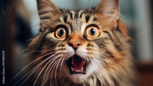 Surprised Feline