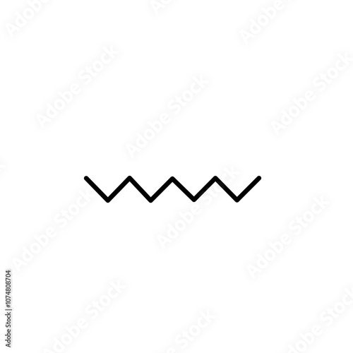 zigzag line
