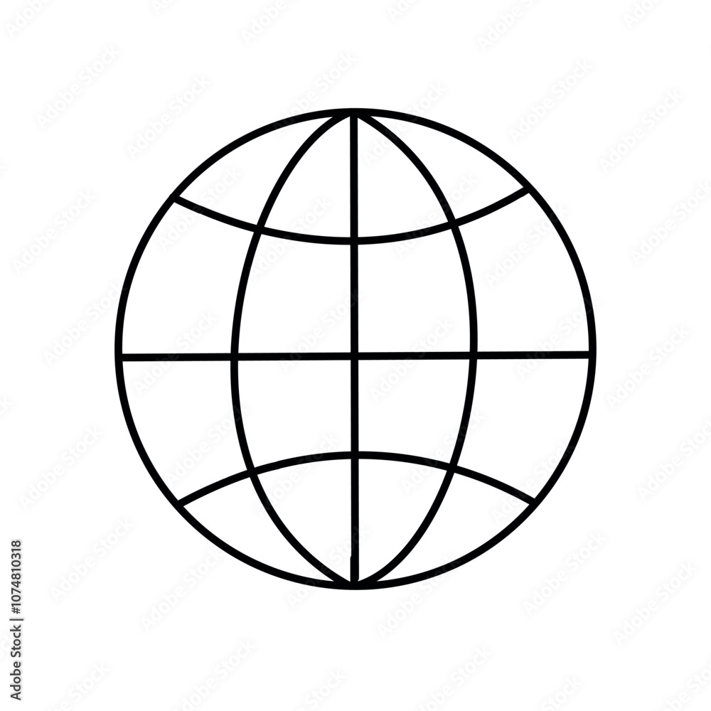 earth icon, flat vector illustration, on transparent background earth icon, flat vector illustration, on transparent background