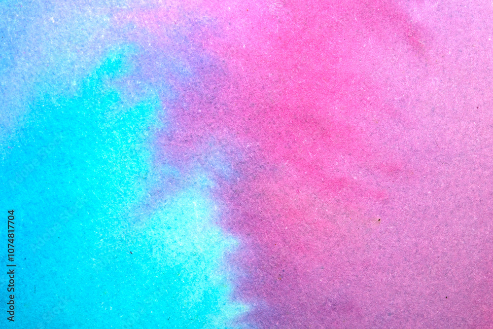 Obraz premium Gentle Multicolor Watercolour Paint on a White Background Drips and Lines