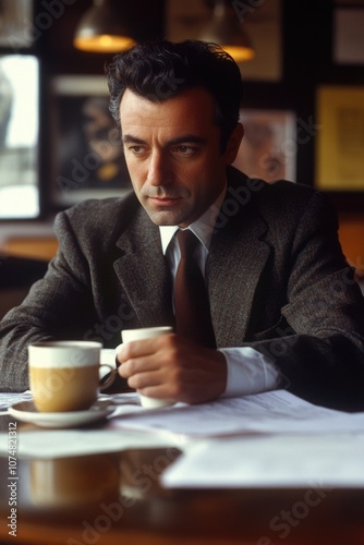 Businessman with Coffee