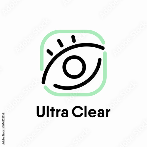 Ultra Clear vector information sign
