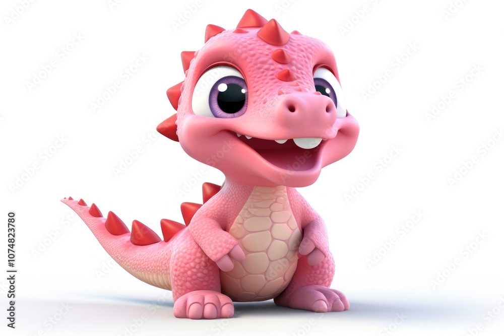 Dinosaur cute toy representation. Dinosaur cute toy representation.