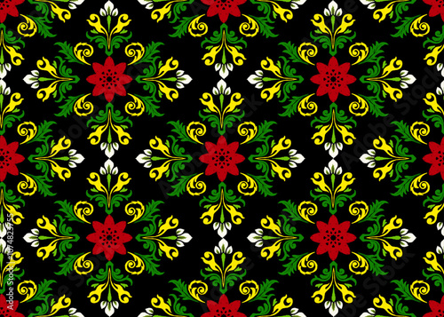 
Ikat floral paisley embroidery ethnic traditional pattern 
Geometric ethnic floral pattern Ikat seamless pattern
Thai silk embroidery design for decorative home carpet curtain pillow Indian,Morco